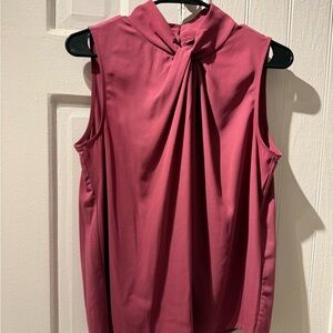 Ann Taylor Factory Sleeveless Rose Blouse